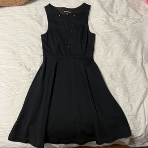 Express Black Skater Dress